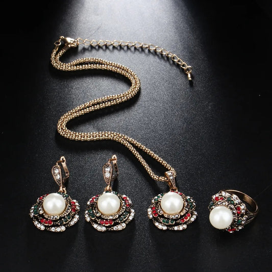 Conjunto de Joyas Árabe Hindú