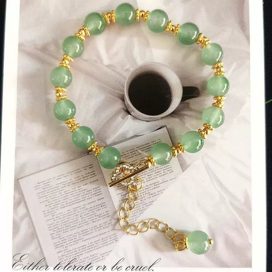 Pulsera Color Jade Estilo Vintage