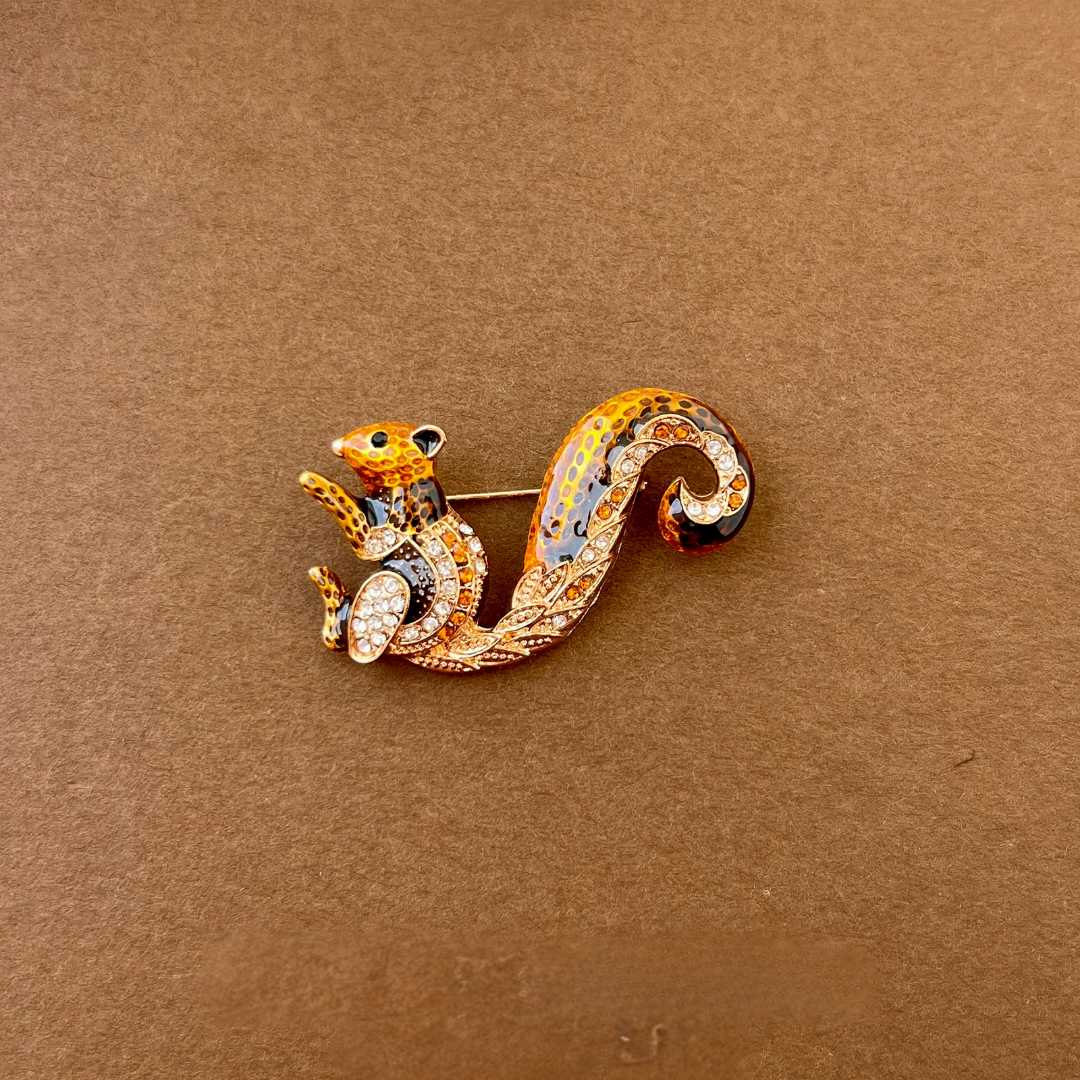 Broche Diseño de Ardilla