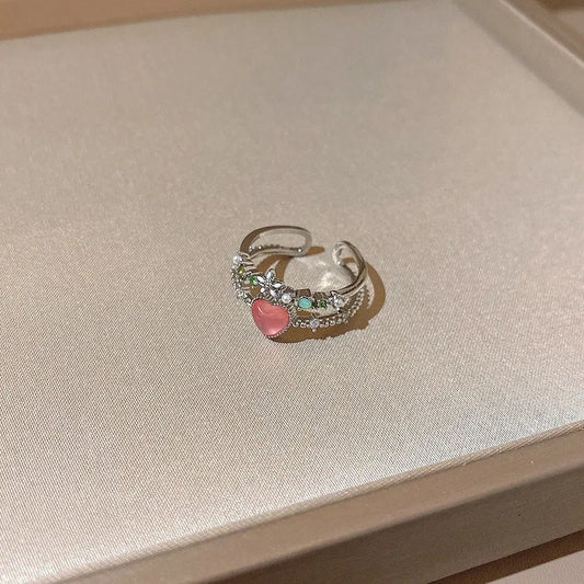 Hermoso Anillo Corazón para Regalar