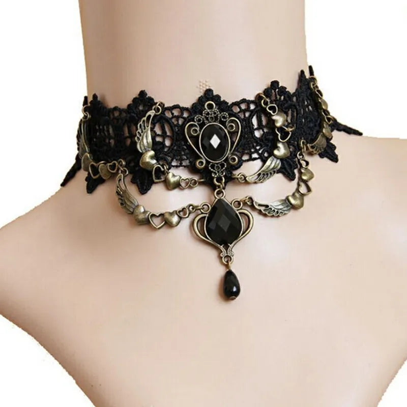 Chokers Victoriano Estilo Loli