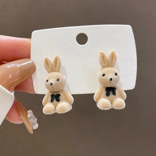 Pendientes Conejo de Peluche