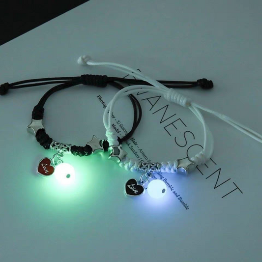 Pulseras Fluorescentes Corazones