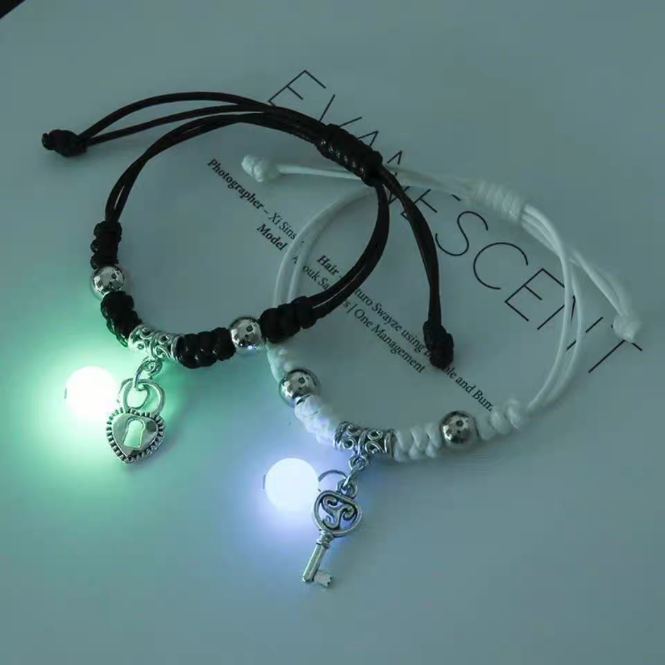 Pulseras Fluorescentes Lazos de Amor