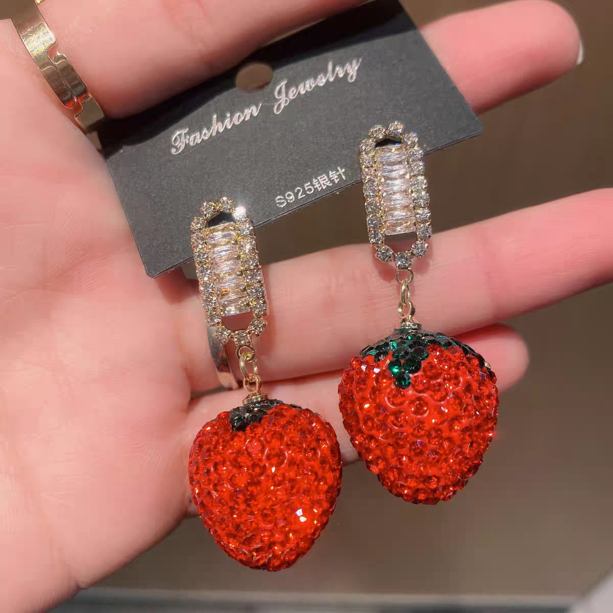 Pendientes Shick de Fresas